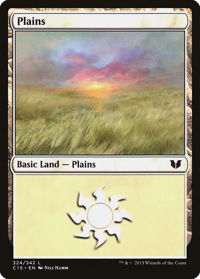 Plains (324) [Commander 2015] | Game Grid - Logan