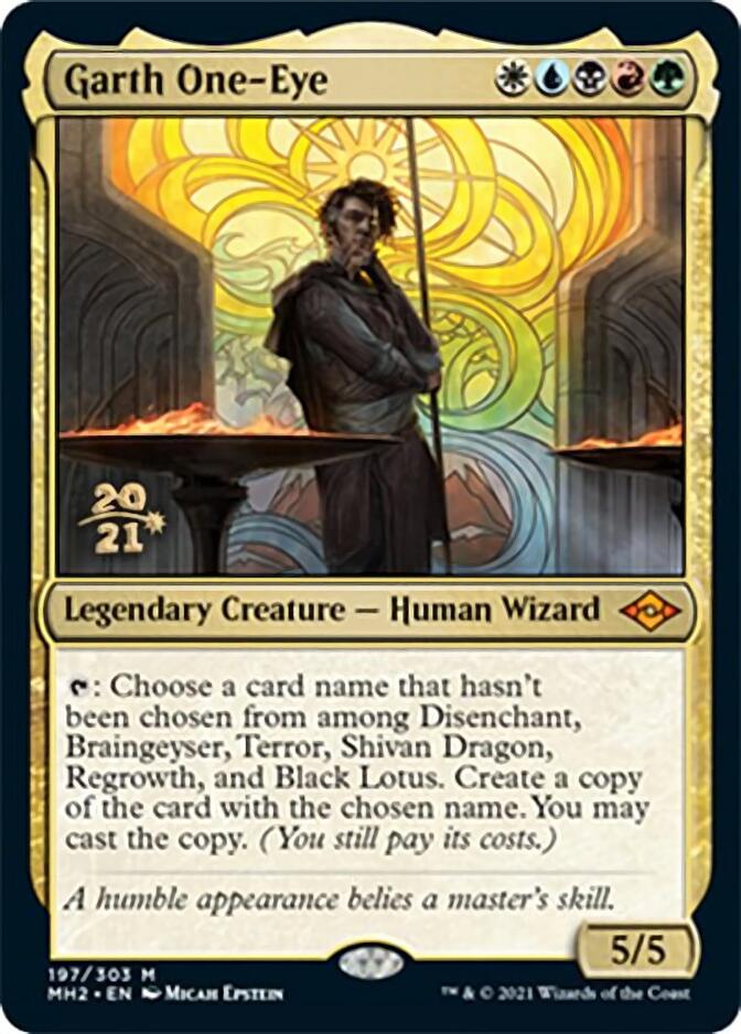 Garth One-Eye [Modern Horizons 2 Prerelease Promos] | Game Grid - Logan
