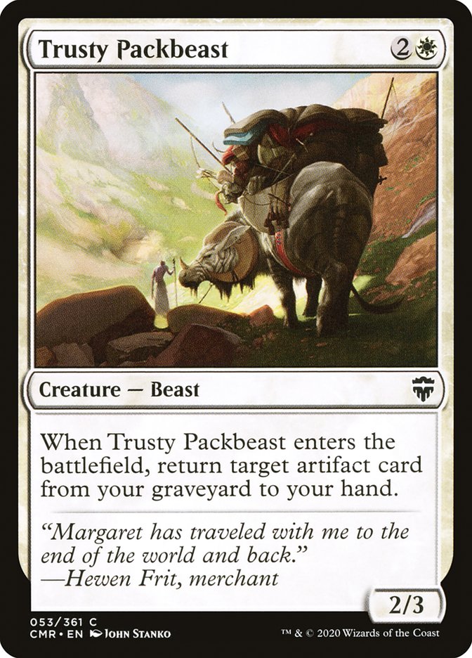 Trusty Packbeast [Commander Legends] | Game Grid - Logan