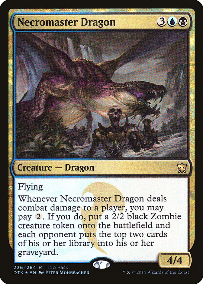 Necromaster Dragon (Intro Pack) [Dragons of Tarkir Promos] | Game Grid - Logan