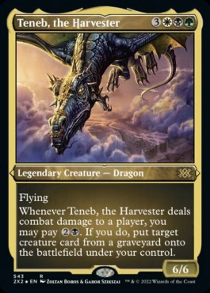 Teneb, the Harvester (Foil Etched) [Double Masters 2022] | Game Grid - Logan