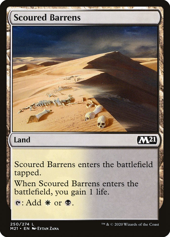 Scoured Barrens [Core Set 2021] | Game Grid - Logan