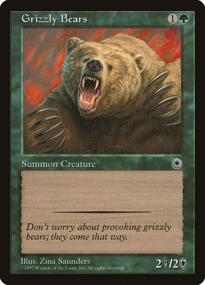 Grizzly Bears [Portal] | Game Grid - Logan