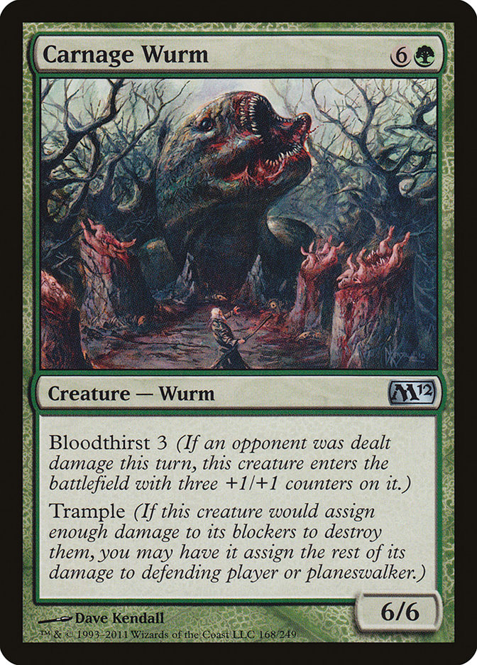 Carnage Wurm [Magic 2012] | Game Grid - Logan