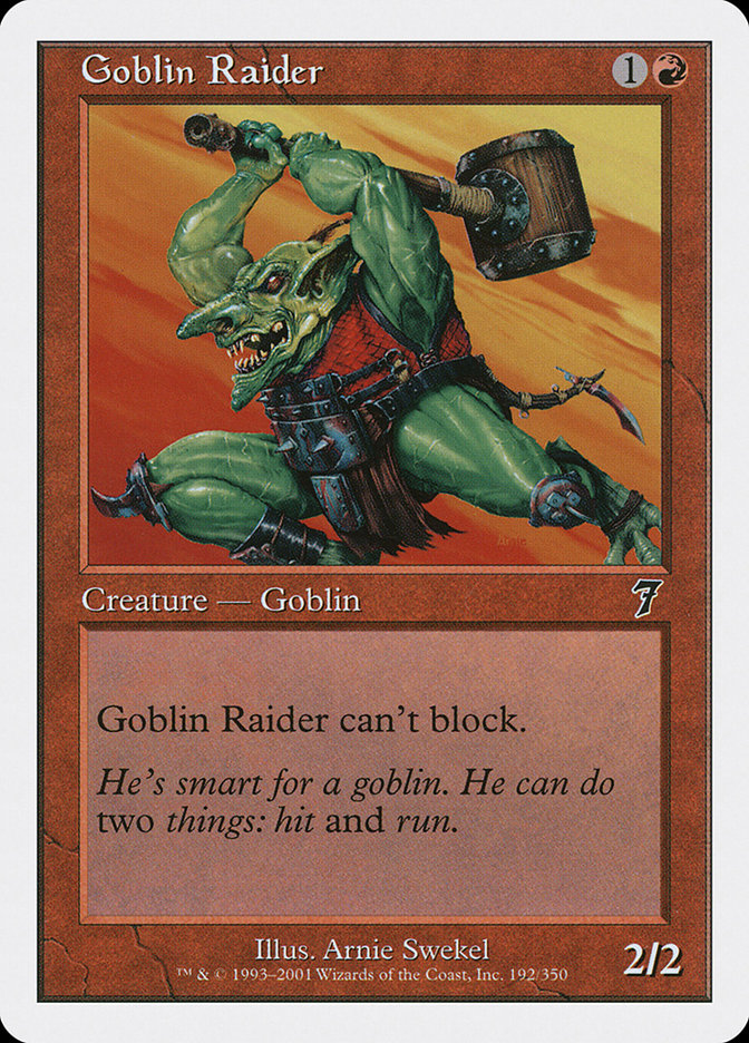 Goblin Raider [Seventh Edition] | Game Grid - Logan