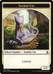 Sacred Cat // Insect Double-Sided Token [Amonkhet Tokens] | Game Grid - Logan