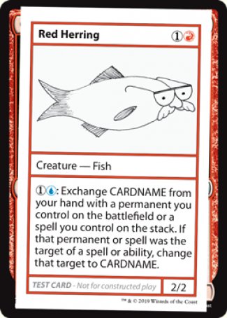 Red Herring (2021 Edition) [Mystery Booster Playtest Cards] | Game Grid - Logan