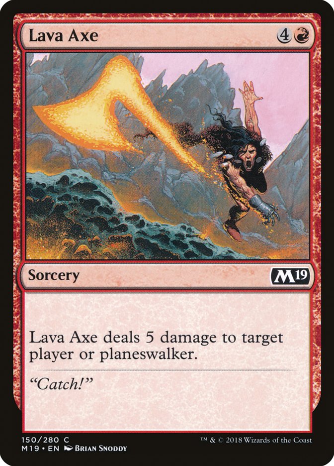 Lava Axe [Core Set 2019] | Game Grid - Logan