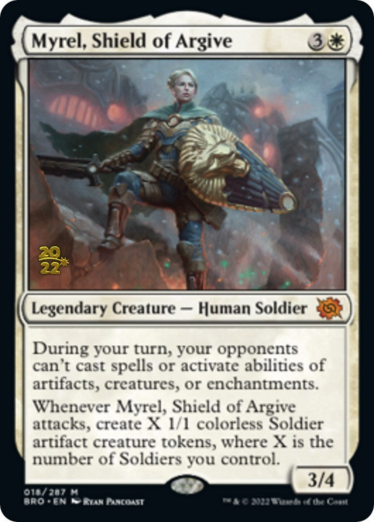 Myrel, Shield of Argive [The Brothers' War Prerelease Promos] | Game Grid - Logan