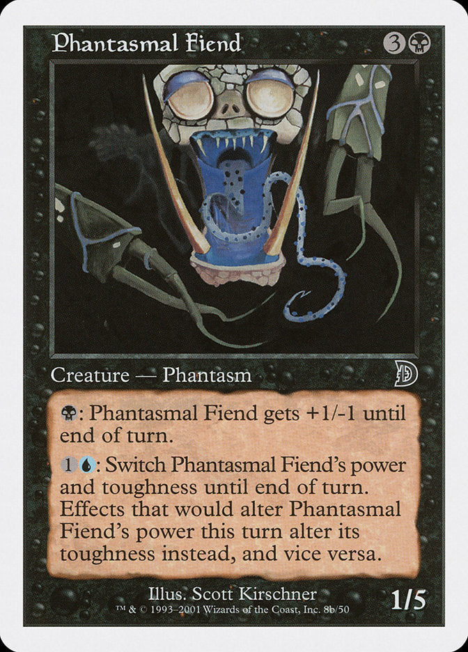 Phantasmal Fiend (Black Background) [Deckmasters] | Game Grid - Logan