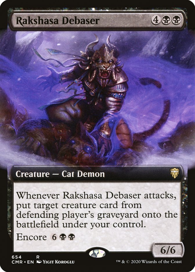 Rakshasa Debaser (Extended Art) [Commander Legends] | Game Grid - Logan