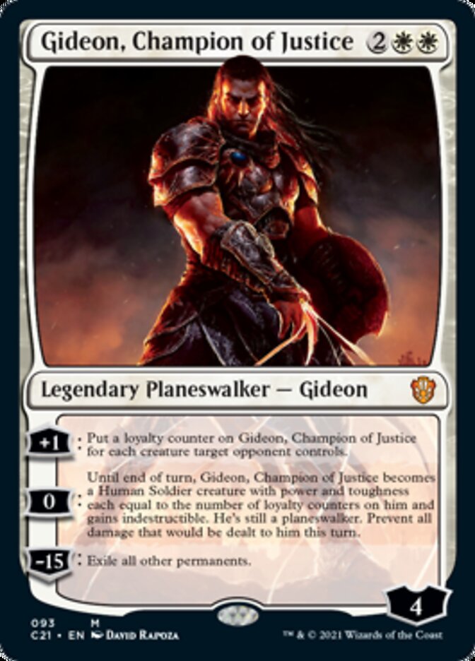 Gideon, Champion of Justice [Commander 2021] | Game Grid - Logan