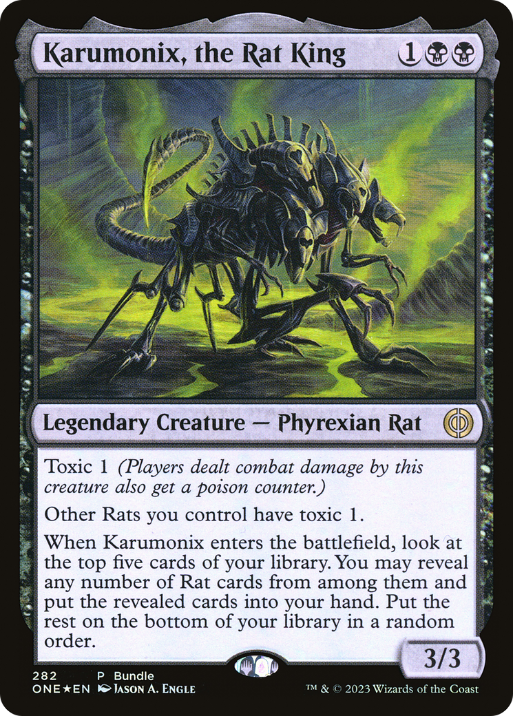 Karumonix, the Rat King (Bundle) [Phyrexia: All Will Be One] | Game Grid - Logan