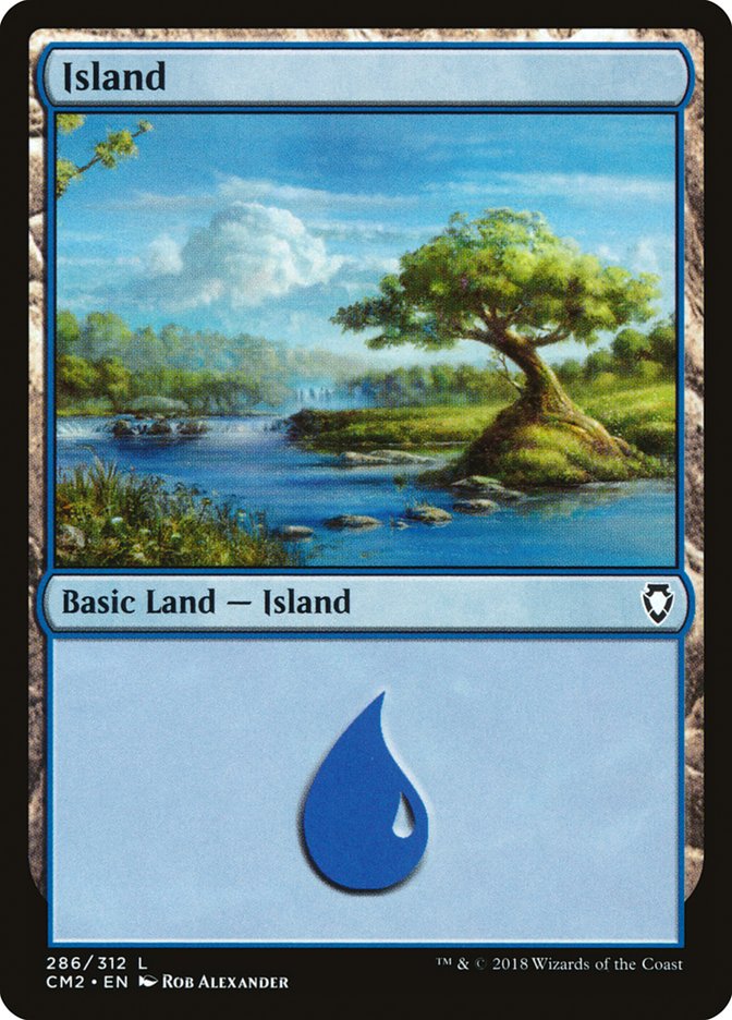 Island (286) [Commander Anthology Volume II] | Game Grid - Logan