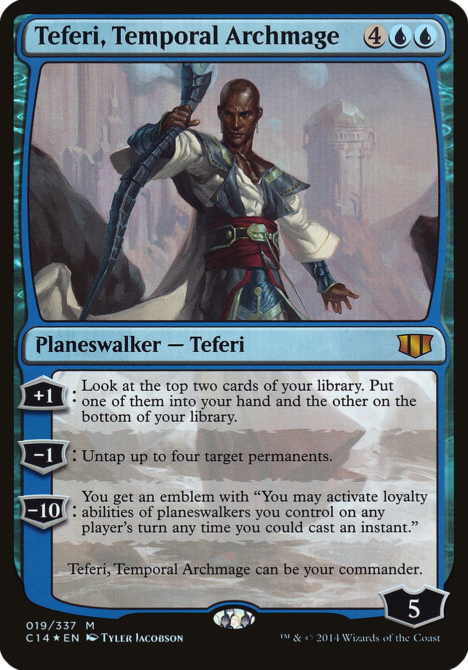 Teferi, Temporal Archmage (Oversized) [Commander 2014 Oversized] | Game Grid - Logan