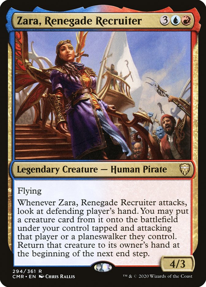 Zara, Renegade Recruiter [Commander Legends] | Game Grid - Logan