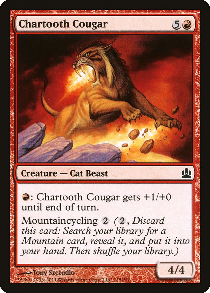 Chartooth Cougar [Commander 2011] | Game Grid - Logan