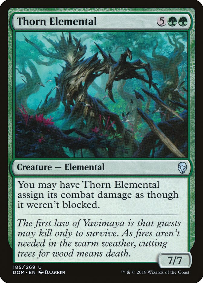 Thorn Elemental [Dominaria] | Game Grid - Logan