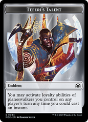 Elemental (9) // Teferi's Talent Emblem Double-Sided Token [March of the Machine Tokens] | Game Grid - Logan
