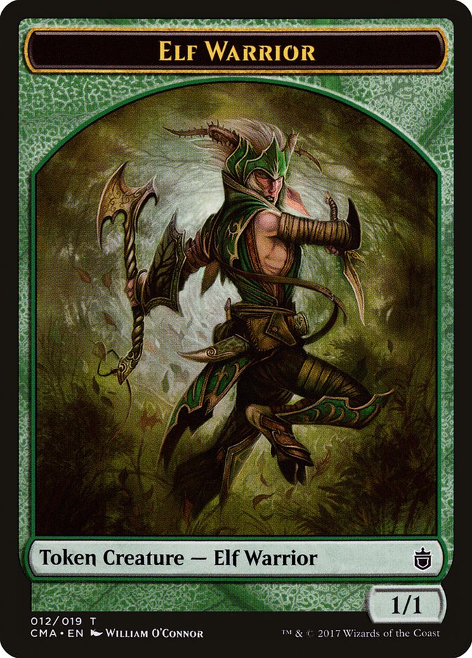 Elf Warrior Token [Commander Anthology Tokens] | Game Grid - Logan