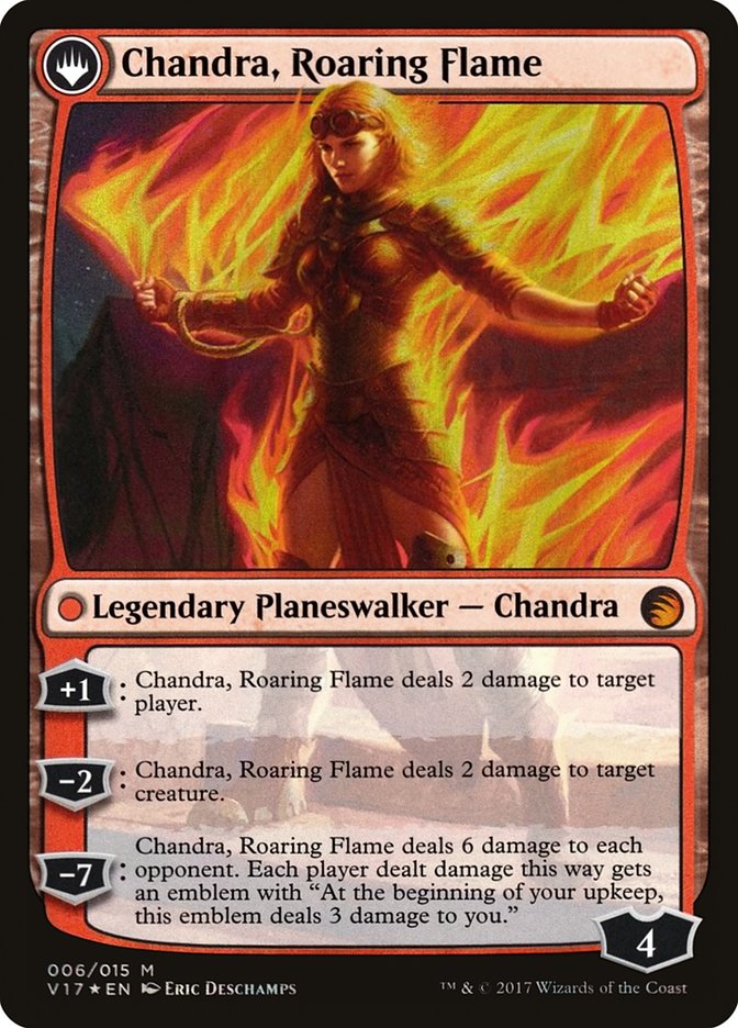 Chandra, Fire of Kaladesh // Chandra, Roaring Flame [From the Vault: Transform] | Game Grid - Logan