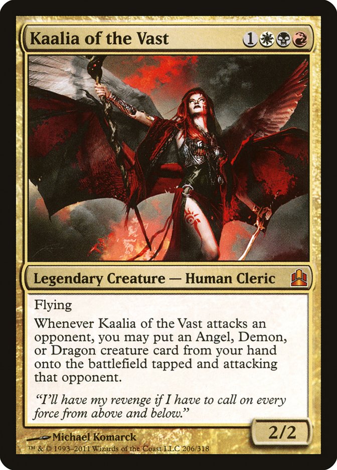 Kaalia of the Vast [Commander 2011] | Game Grid - Logan