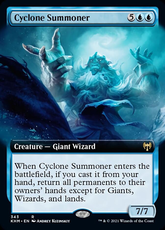 Cyclone Summoner (Extended Art) [Kaldheim] | Game Grid - Logan