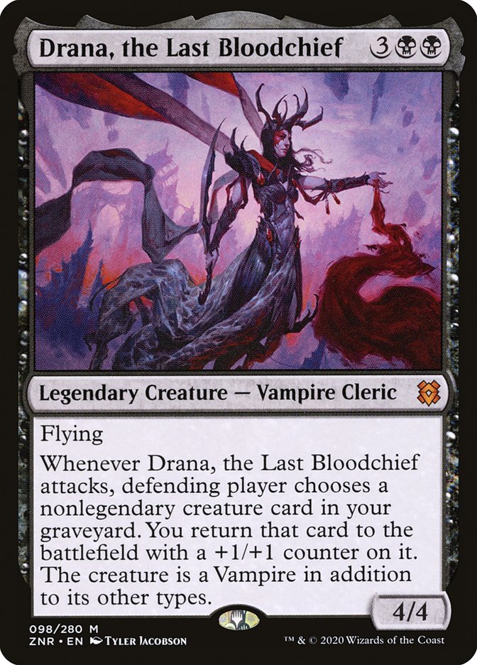 Drana, the Last Bloodchief [Zendikar Rising] | Game Grid - Logan