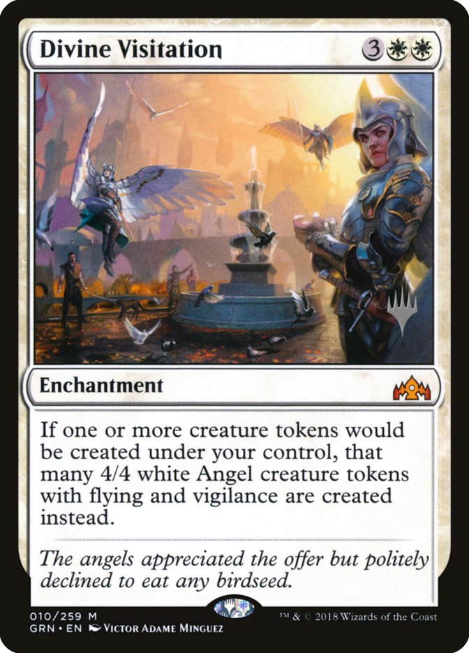 Divine Visitation (Promo Pack) [Guilds of Ravnica Promos] | Game Grid - Logan