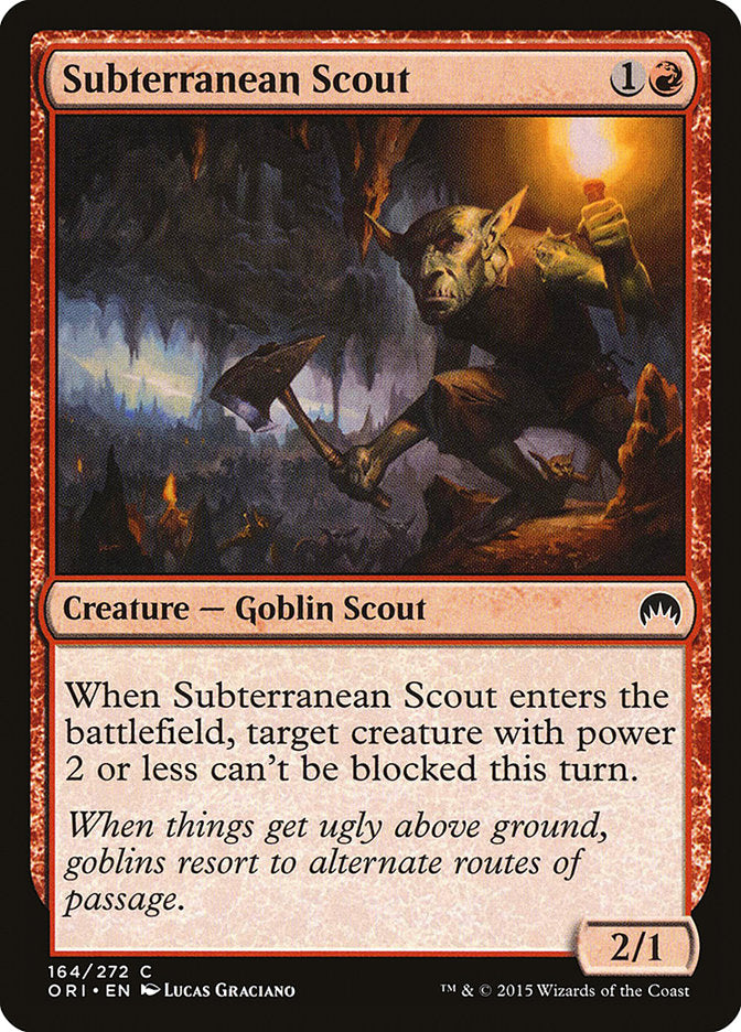 Subterranean Scout [Magic Origins] | Game Grid - Logan