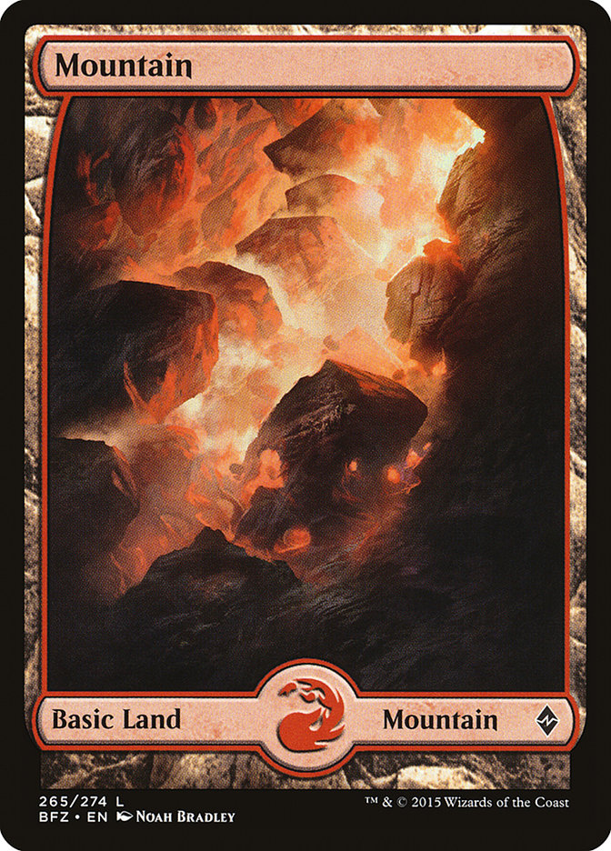 Mountain (265) [Battle for Zendikar] | Game Grid - Logan