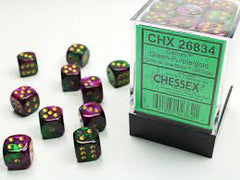 Chessex D6 Brick - Ghostly Glow (36 Count) | Game Grid - Logan