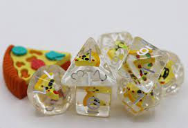 Pizza RPG Dice Set | Game Grid - Logan