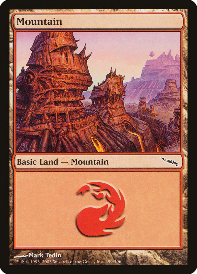 Mountain (299) [Mirrodin] | Game Grid - Logan