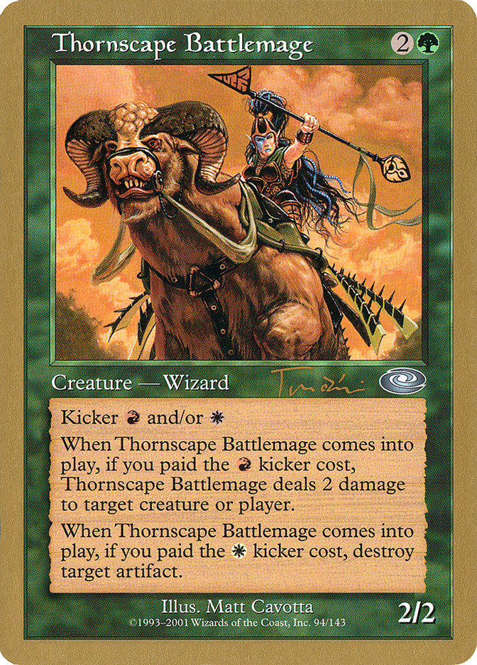 Thornscape Battlemage (Jan Tomcani) [World Championship Decks 2001] | Game Grid - Logan