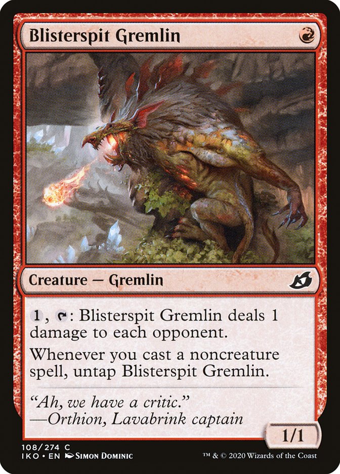 Blisterspit Gremlin [Ikoria: Lair of Behemoths] | Game Grid - Logan