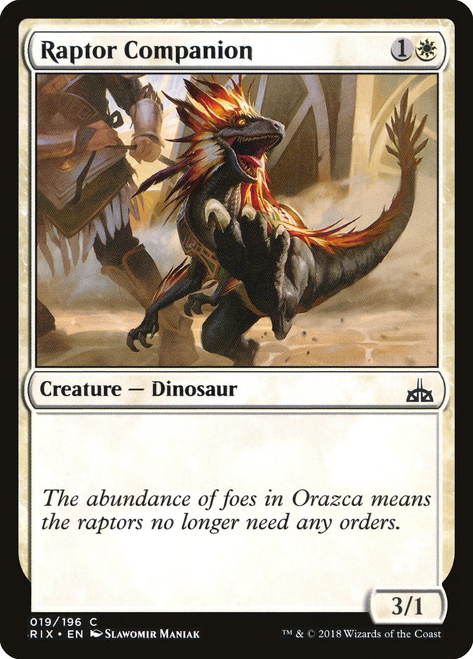 Raptor Companion [Rivals of Ixalan] | Game Grid - Logan