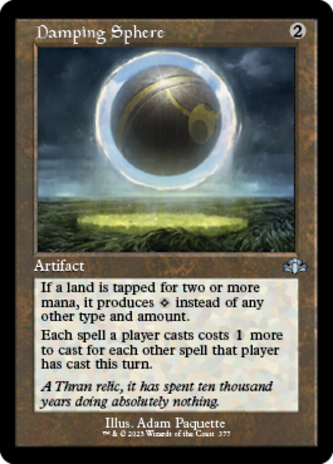 Damping Sphere (Retro) [Dominaria Remastered] | Game Grid - Logan