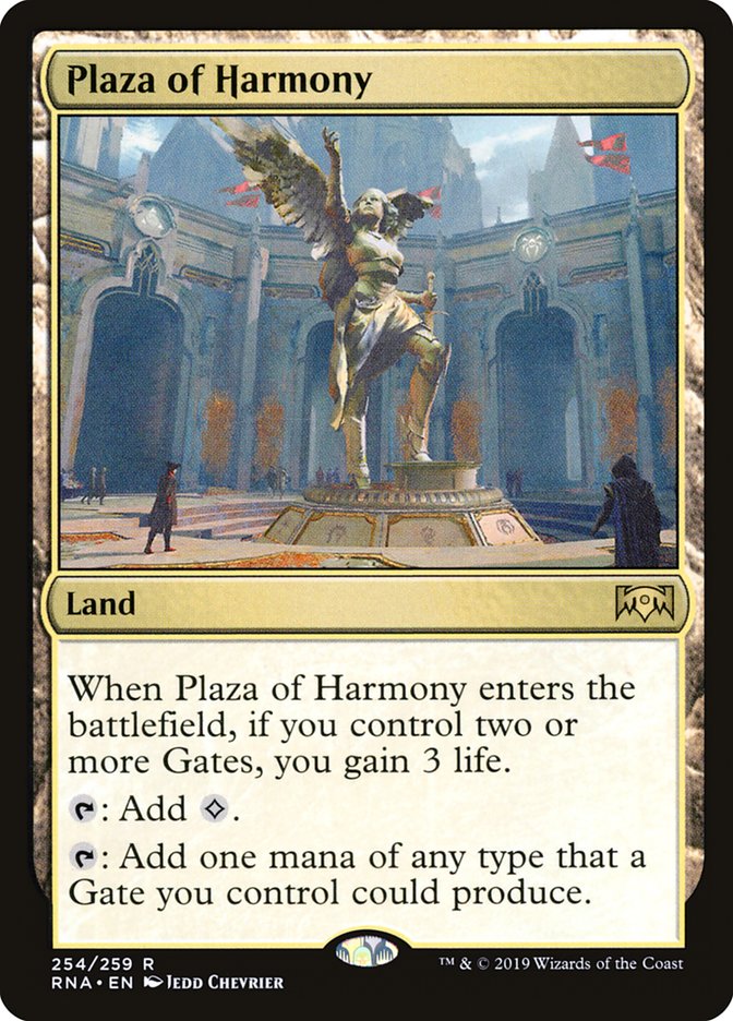 Plaza of Harmony [Ravnica Allegiance] | Game Grid - Logan