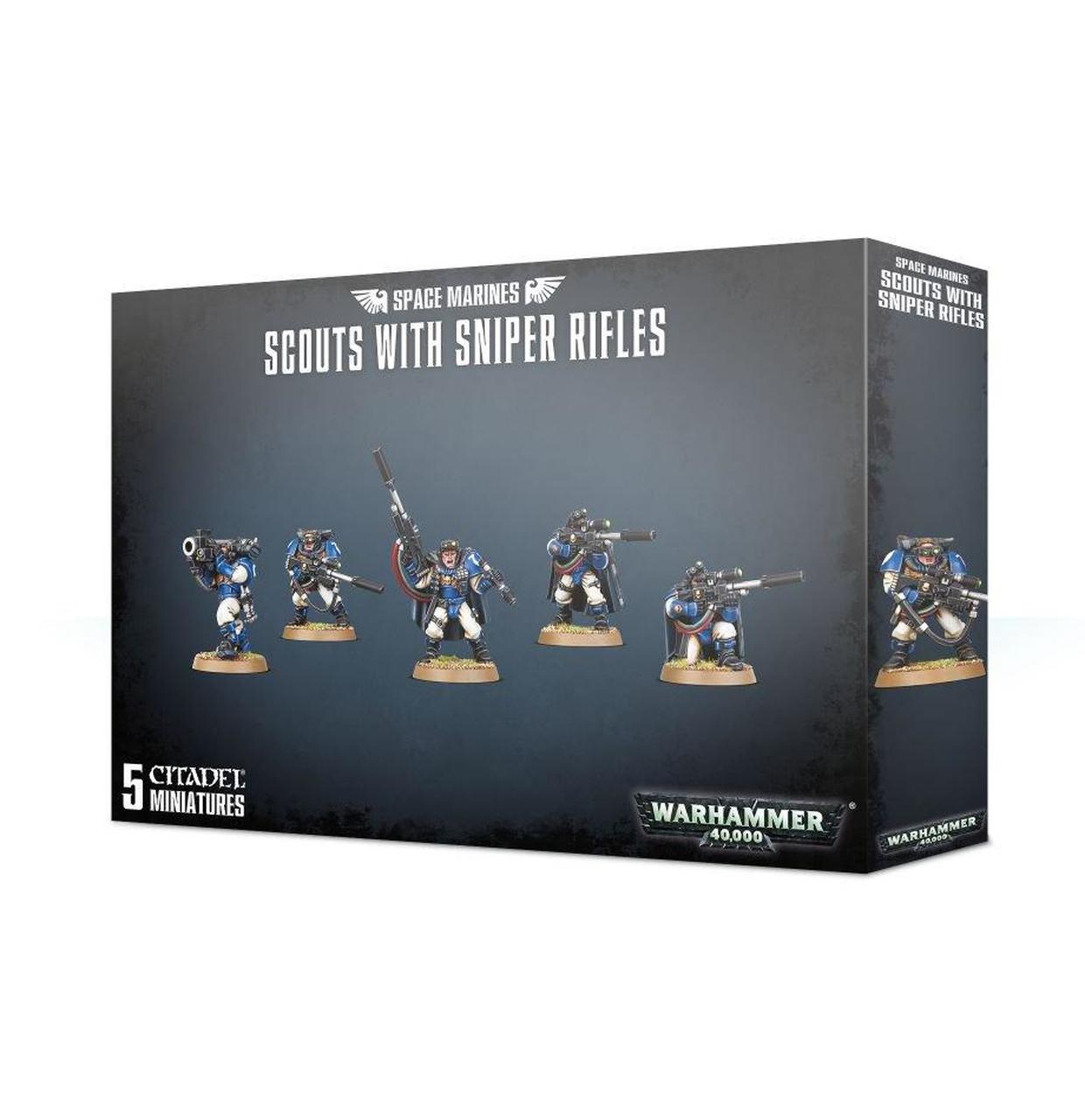 Space Marines: Scouts with Sniper Rifles | Game Grid - Logan