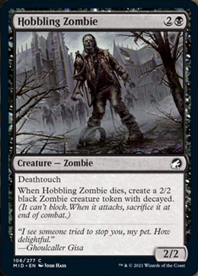 Hobbling Zombie [Innistrad: Midnight Hunt] | Game Grid - Logan