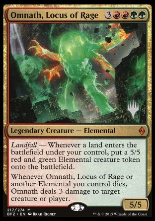 Omnath, Locus of Rage (Promo Pack) [Battle for Zendikar Promos] | Game Grid - Logan