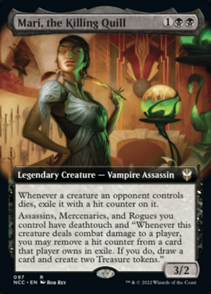 Mari, the Killing Quill (Extended Art) [Streets of New Capenna Commander] | Game Grid - Logan