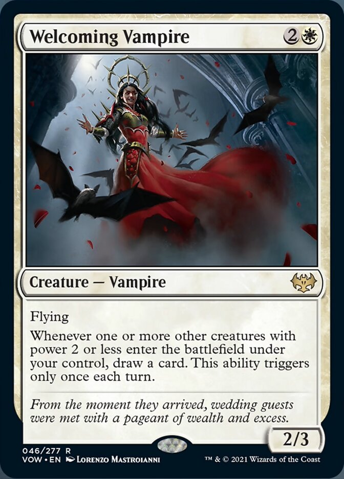 Welcoming Vampire [Innistrad: Crimson Vow] | Game Grid - Logan