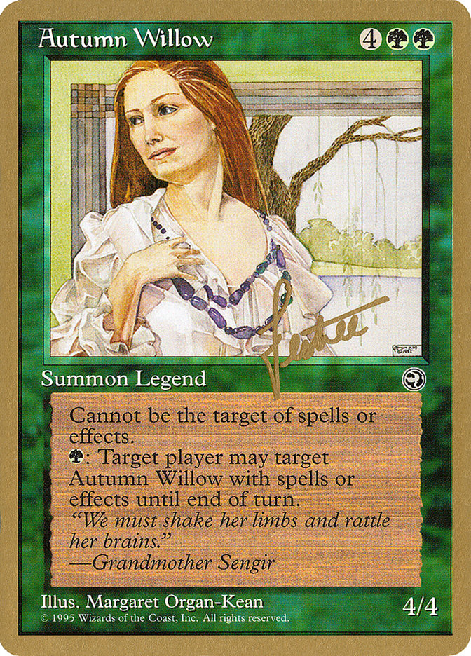 Autumn Willow (Bertrand Lestree) [Pro Tour Collector Set] | Game Grid - Logan