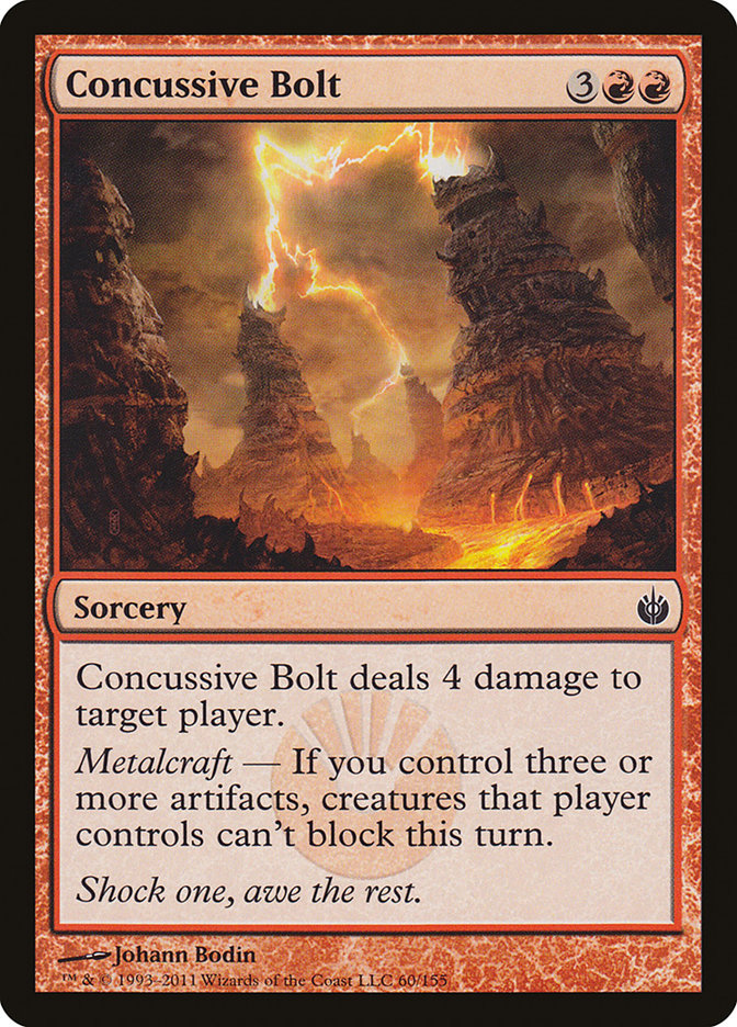 Concussive Bolt [Mirrodin Besieged] | Game Grid - Logan