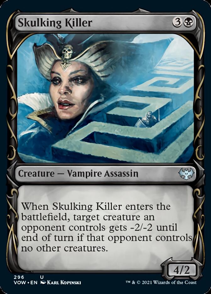 Skulking Killer (Showcase Fang Frame) [Innistrad: Crimson Vow] | Game Grid - Logan