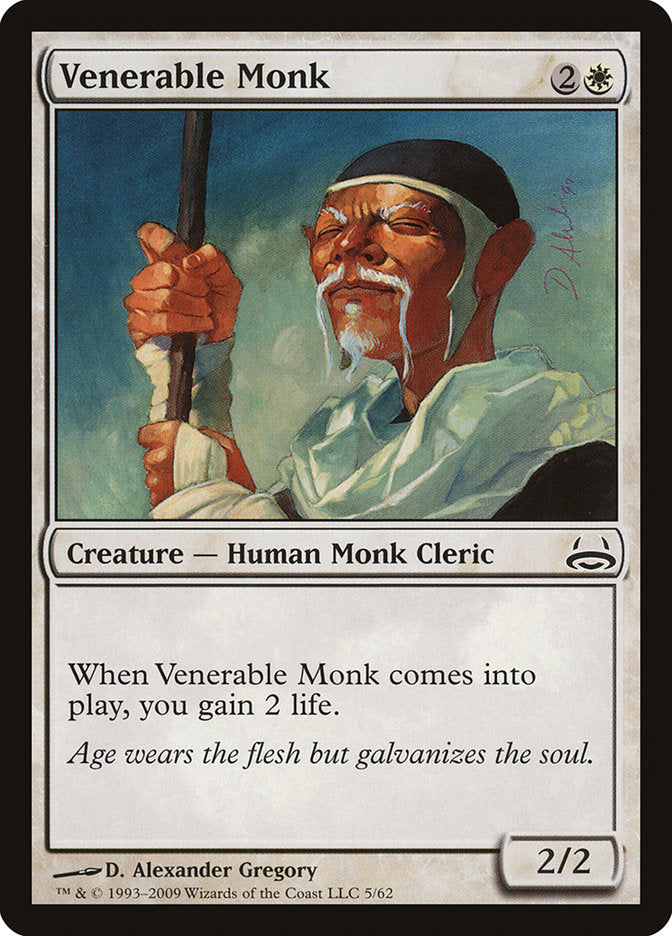 Venerable Monk [Duel Decks: Divine vs. Demonic] | Game Grid - Logan