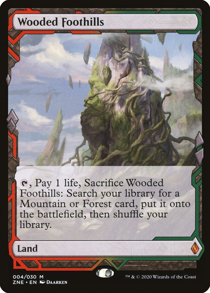 Wooded Foothills (Expeditions) [Zendikar Rising Expeditions] | Game Grid - Logan