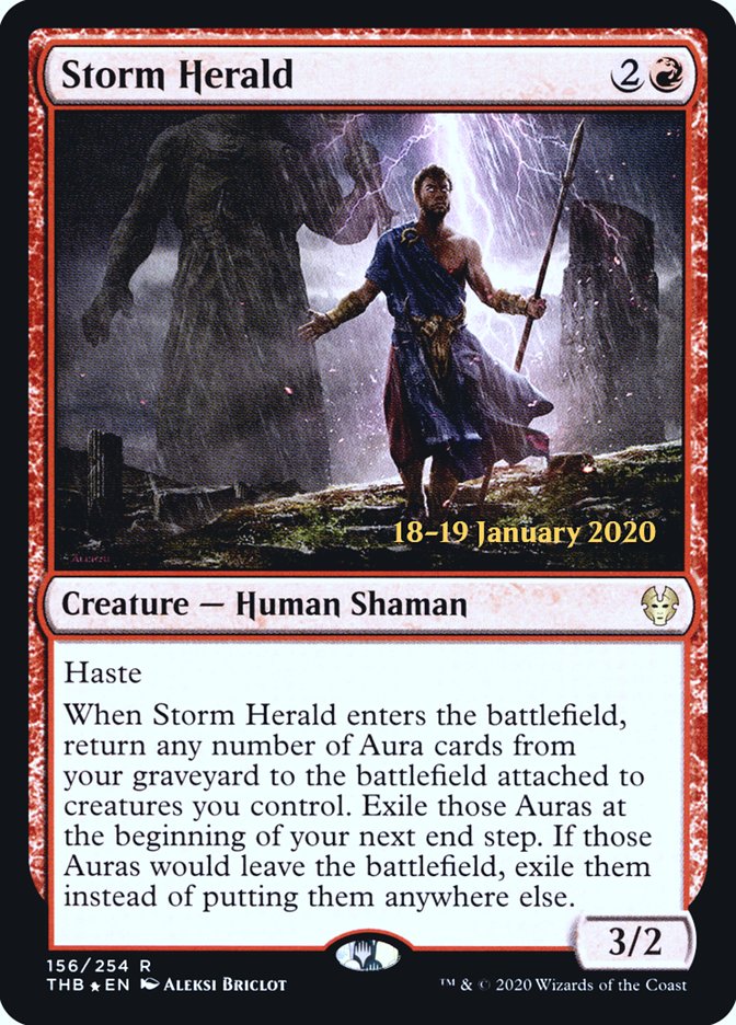Storm Herald [Theros Beyond Death Prerelease Promos] | Game Grid - Logan